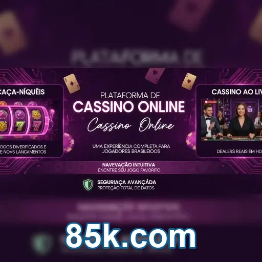 App 85k.com no celular com acesso protegido