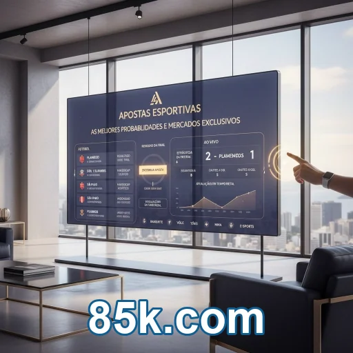 Tela de login 85k.com no endereço correto e seguro