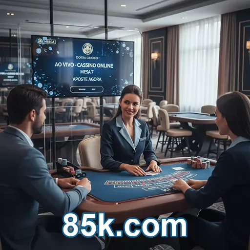 Celular com login seguro no 85k.com em ambiente confiável