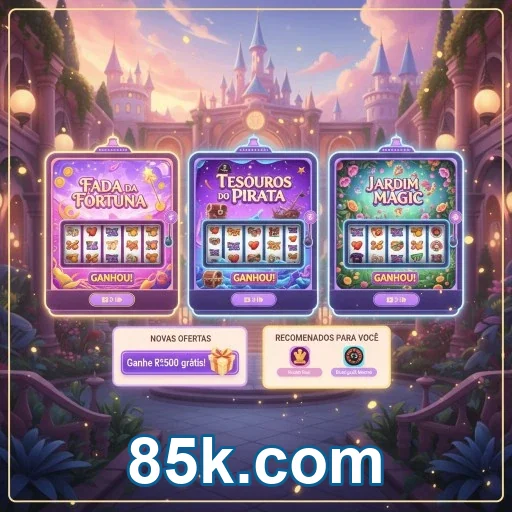 App 85k.com com Pix rápido e suporte oficial