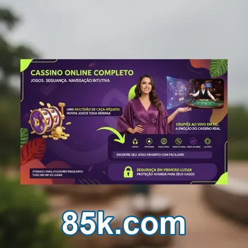 Tela com regras claras da plataforma e suporte 85k.com