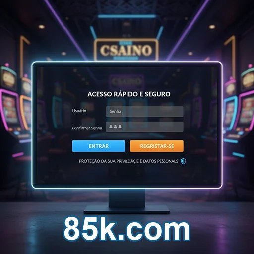 Tela de suporte com cadeado e proteção da conta